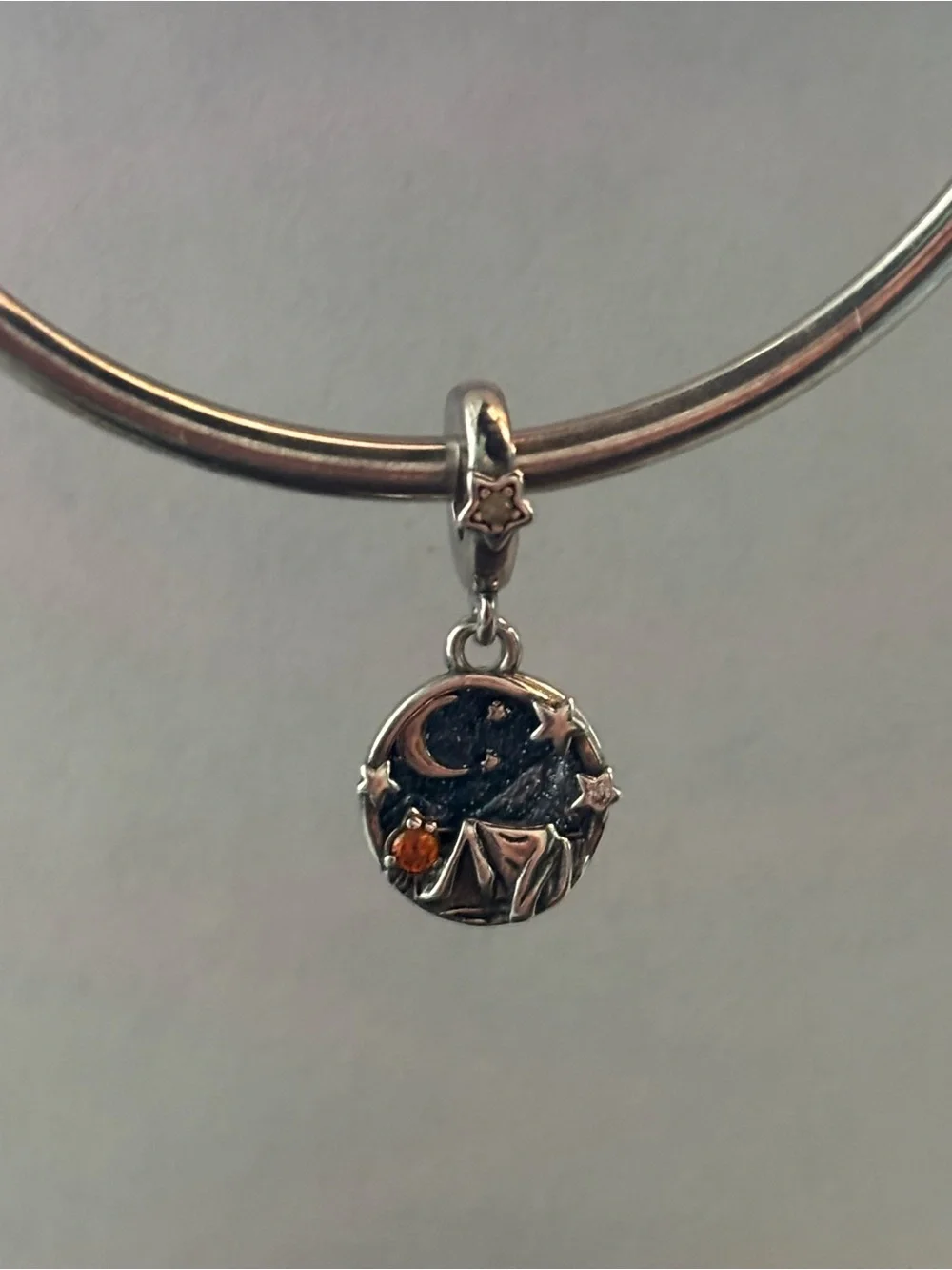 Pandora Sleeping Under the Stars Dangle Charm Silver S925 ALE - Picture 4 of 7